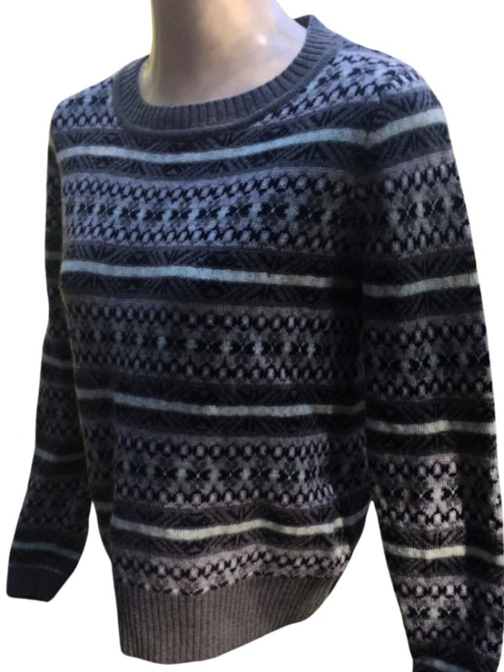 J. Crew Fair Isle Wool Blend Sweater - S